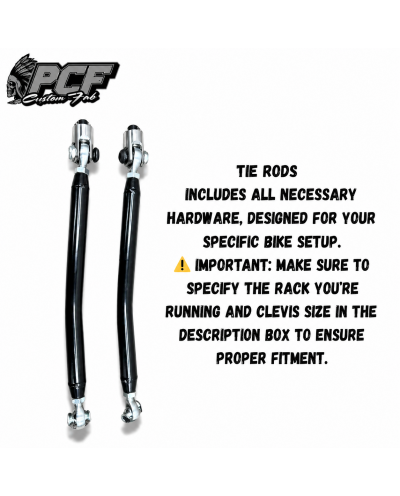 PCF Polaris Pro R HD Tie Rod Kit