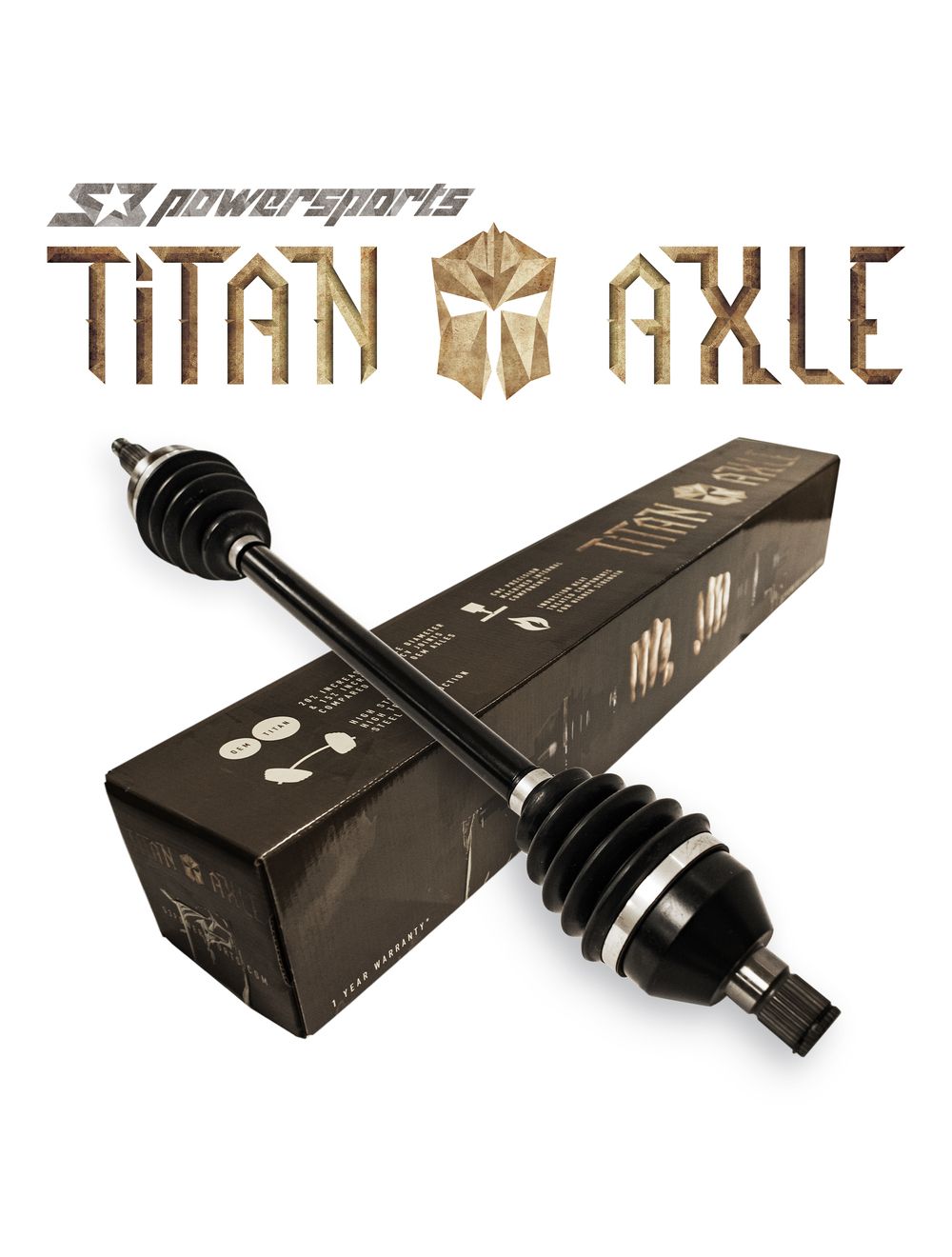 S3 Power Sports Titan Can-Am Renegade/Outlander Axles, S3-21C50