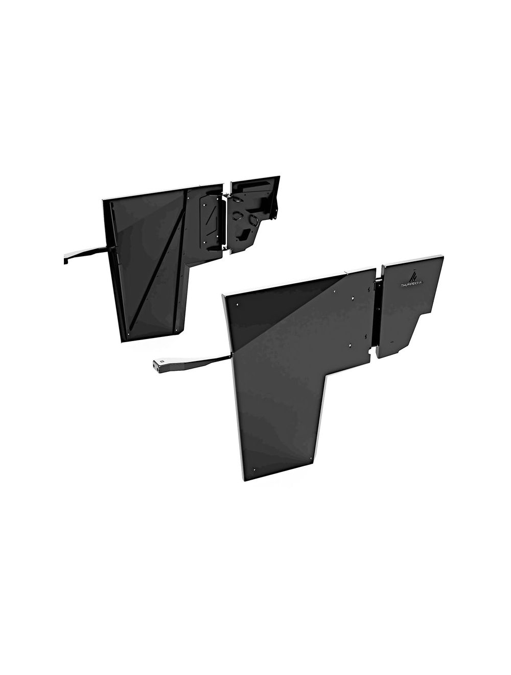 Thumper Fab Ranger 500 / 570 Mid-Size Half Doors - Single Cab