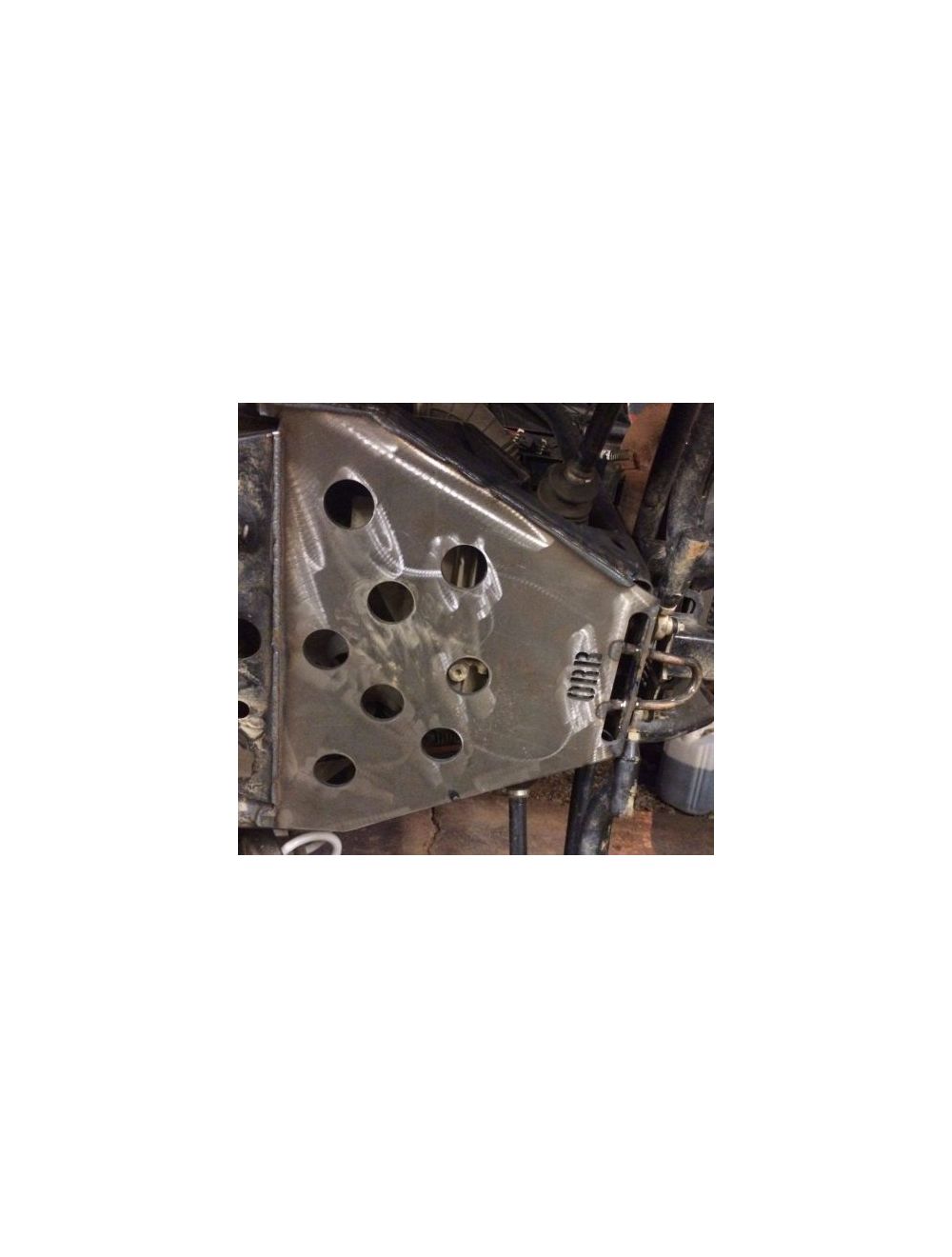Off Road Beast Polaris RZR 1000XP Bash Plate Weld-On (RAW)