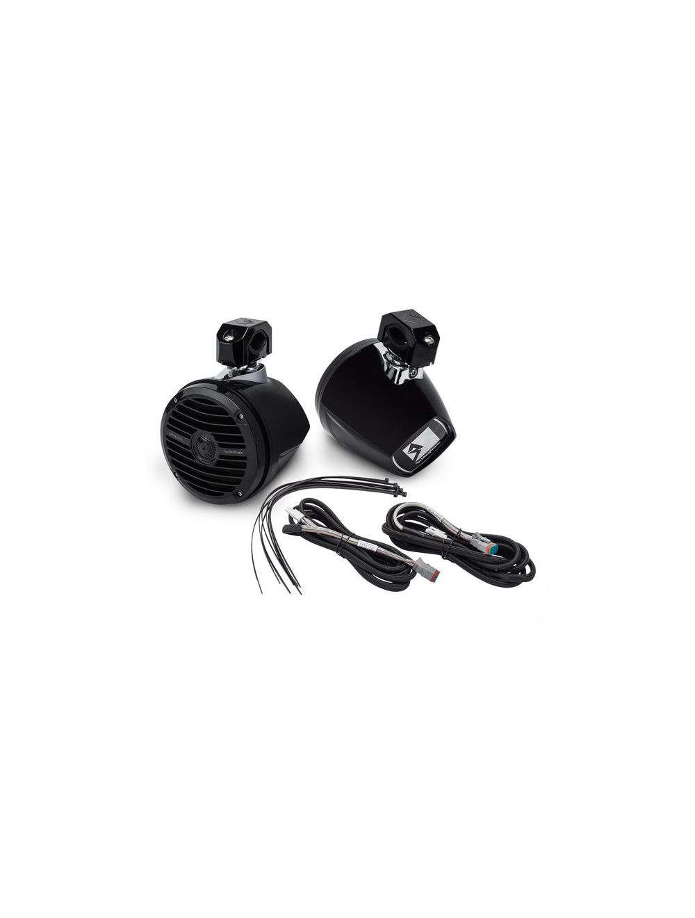 YAMAHA ブラック スピーカー セット #ys Rockford Add-on Rear Speaker Kit for Yamaha YXZ® (Stages 2 & 3)