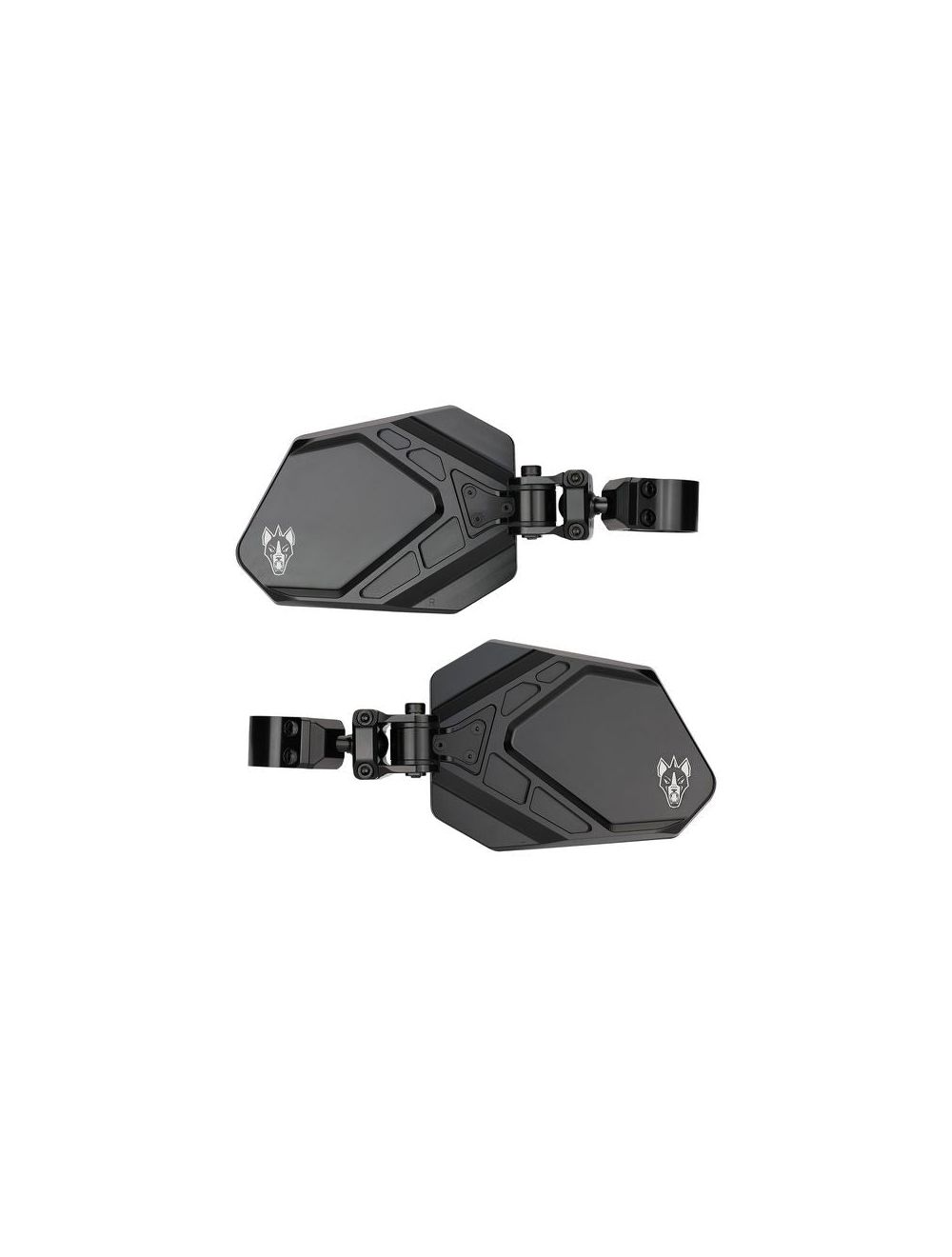 WD ELECTRONICCS Chupacabra Cuero Pro Side Mirrors Set- 1.875