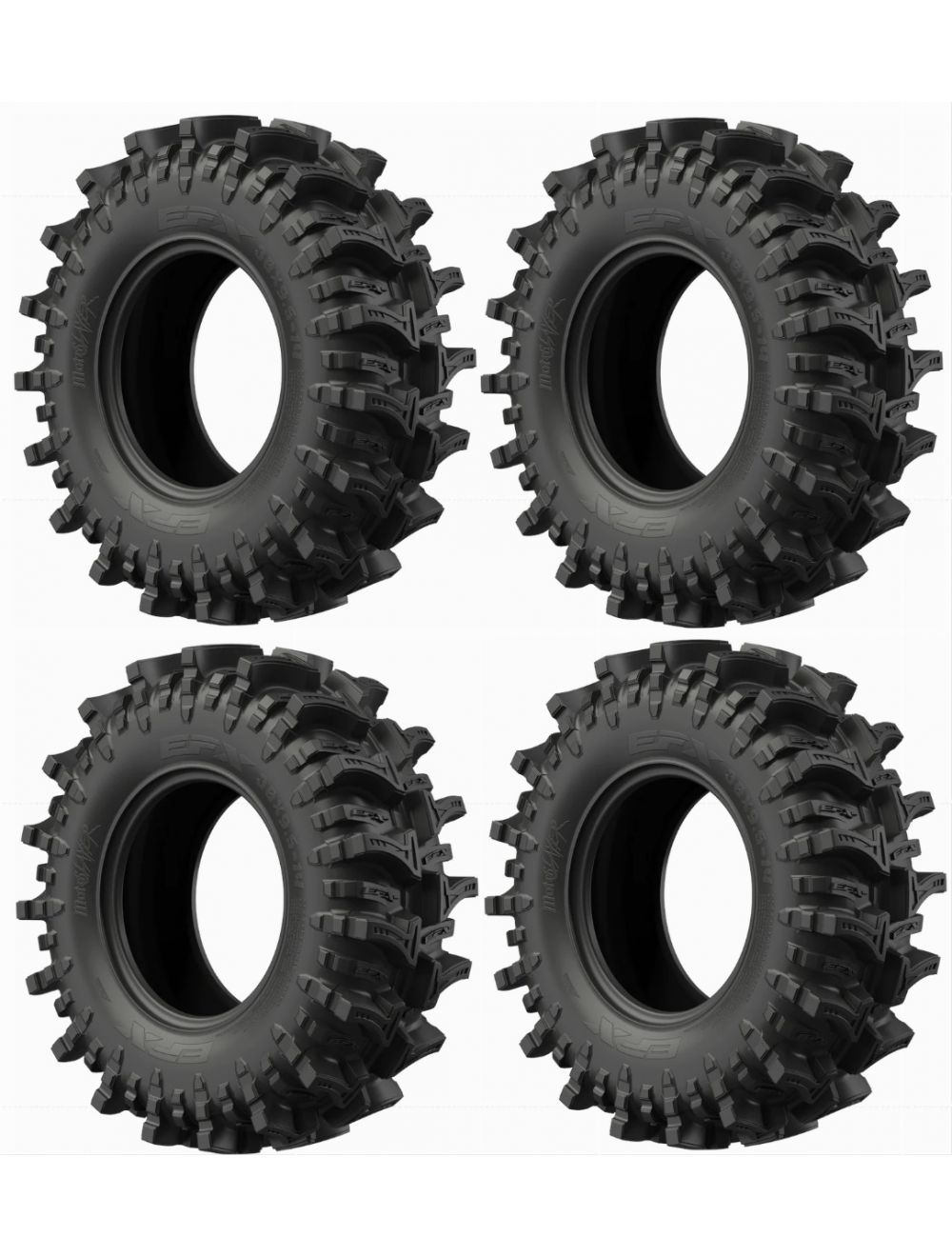 Complete set of 4 EFX 33x9.5x22 MotoSlayer Tires for only 1028$!
