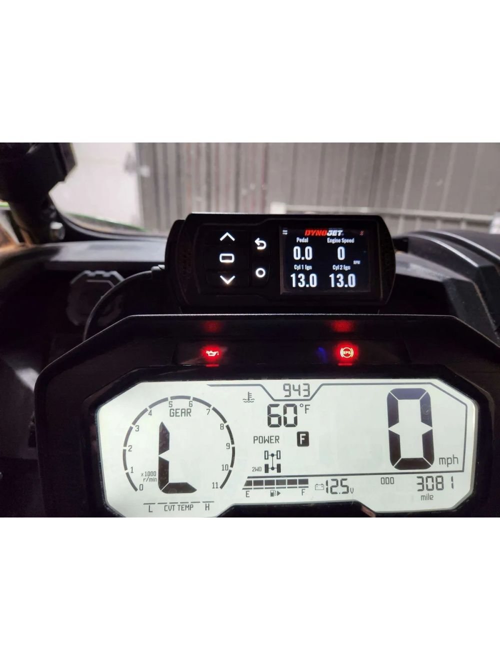 Aftermarket Assassins PV3 Gauge Cluster Mount for Kawasaki KRX