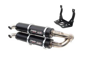 Trinity Racing MAVERICK X3 SLIP ON EXHAUST - Black