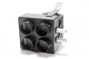 Inferno Cab Heaters - Can-Am Maverick X3  Cab Heater with Defrost (2017-Current) Premium In-Dash Enclosure