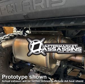 Aftermarket Assassins Dual Suppressor Slip-On Exhaust for Polaris Xpedition 