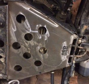 Off Road Beast Polaris RZR 1000XP Bash Plate Weld-On (RAW)