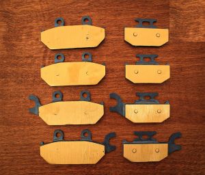 Extreme ATV Parts - Brass Brake Pads for 2015-2018 Can-Am Maverick 1000 XMR/XDS