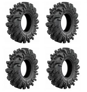 Set of (4) SuperATV 26.5x10x14 Intimidator Tires