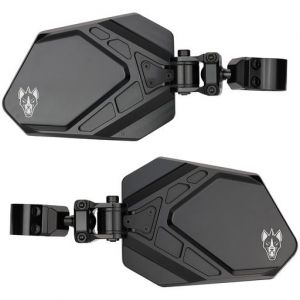 WD ELECTRONICCS Chupacabra Cuero Pro Side Mirrors Set- 1.875 / Black