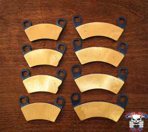 Extreme ATV Parts Brass Brake Pads 2014-2022 Polaris Ranger Mid-Size 570 (Excluding Crew Models)