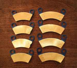 Extreme ATV Parts Brass Brake Pads 2010-2014 Polaris Ranger 800 - Crew Model