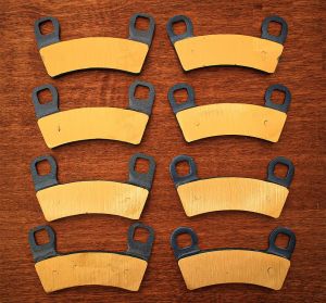 Extreme ATV Parts Brass Brake Pads 2015-2019 Polaris RZR 900 Trail
