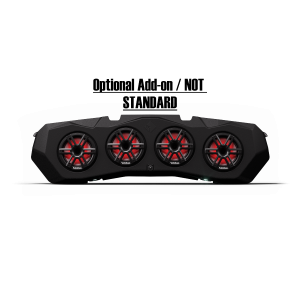 Rockford (2018+) Polaris Ranger XP 1000 (Add-On) Rear 4 Speaker Audio Cap