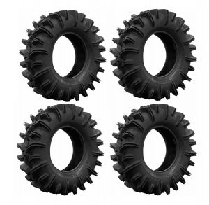 Set of (4) SuperATV Terminator 29.5x10x12 Mud Tires