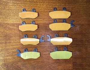 Extreme ATV Parts Brass Brake Pads 2014-2023 Yamaha Viking