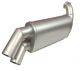 Aftermarket Assassins Stainless Slip-On Exhaust for 2015-Up RZR 900 S, Trail, XC