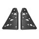 S3 Factory UTV Polaris RZR Pro R / RZR Turbo R High Clearance Boxed Lower A-Arm Skid Plates