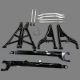 lower 2 billet polaris rzr xp 1000 radius rods